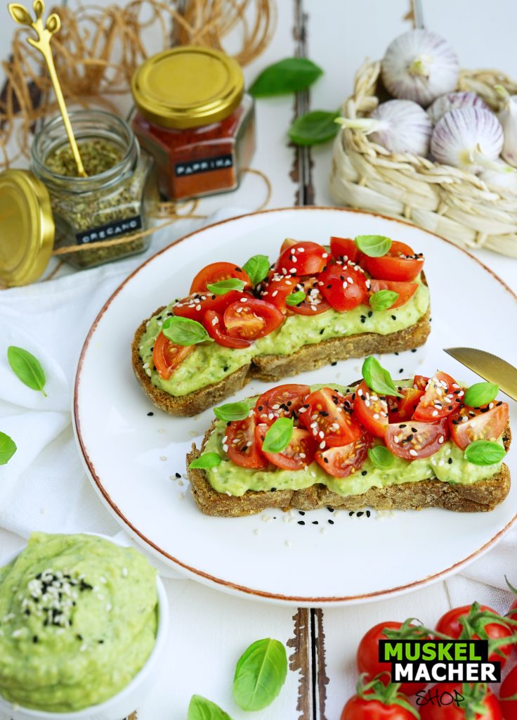 Protein Brot Mit Avocado Dip Muskelmacher Shop Magazin