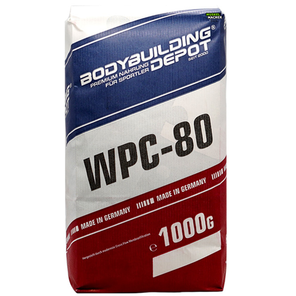 Bodybuilding Depot WPC-80 Whey Protein 1000g Nachfüllpack