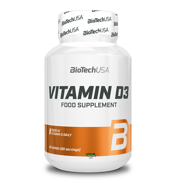 BioTech USA Vitamin D3 (60 Tabletten)