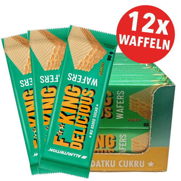 12x All Nutrition Fitking Delicious Wafers