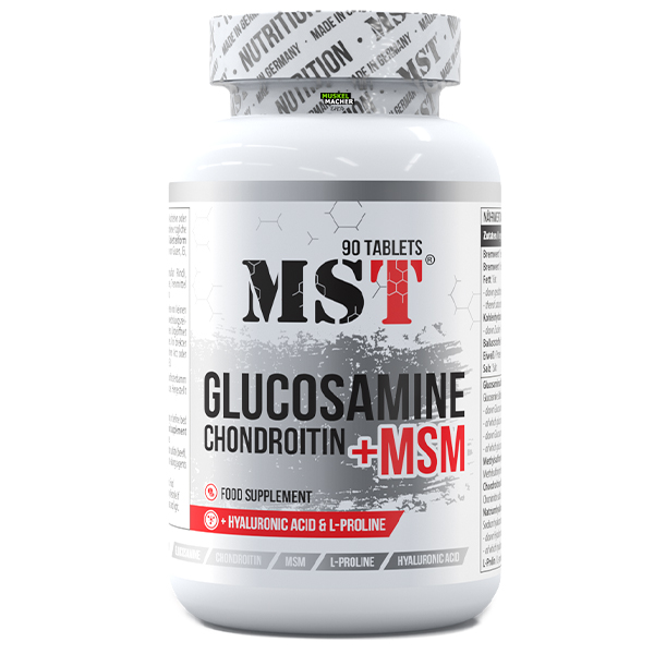 MST Nutrition Glucosamin Chondroitin MSM (90 Tabletten)