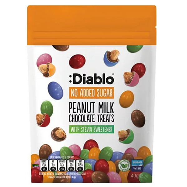 Diablo No Sugar Added Chocolate Peanuts