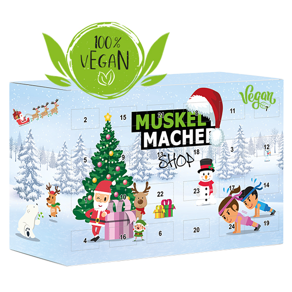 Muskelmacher Shop Veganer Adventskalender 2024