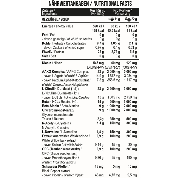 MST Nutrition Pump Killer