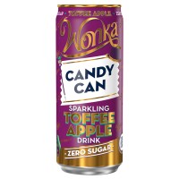 Candy Can Zero Sugar Drink Wonka Sparkling Toffee Apple